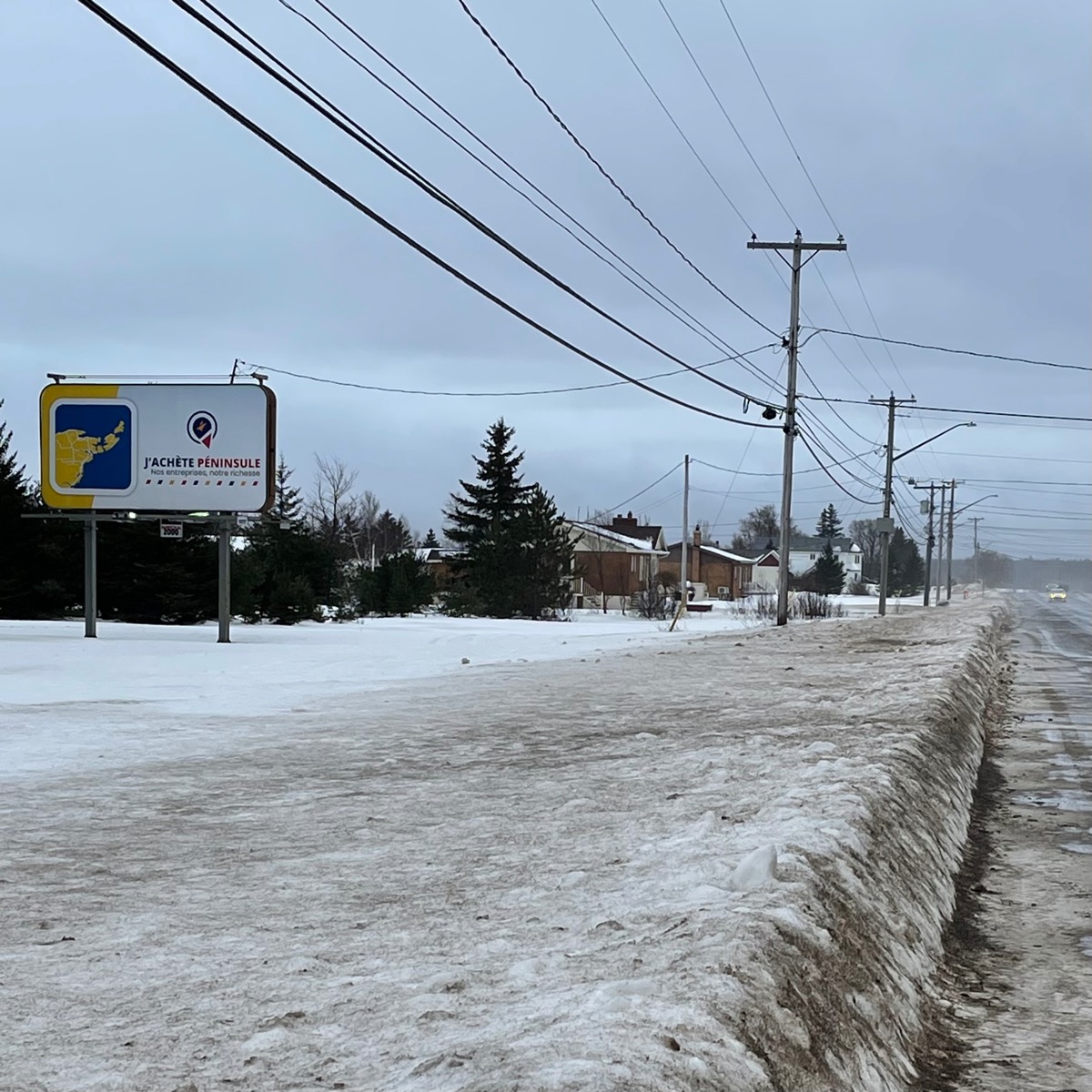 Route 11 Pokemouche, NB Highway Billboard 107