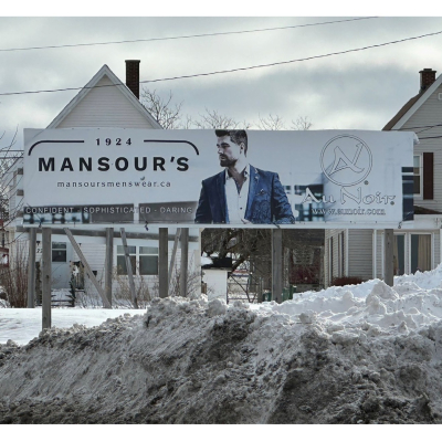 Amherst, NS - Lower Laplanche St - Billboard #2602