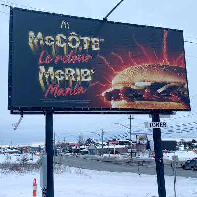 Grand-Falls, NB - Madawaska Road - Static Billboard #527