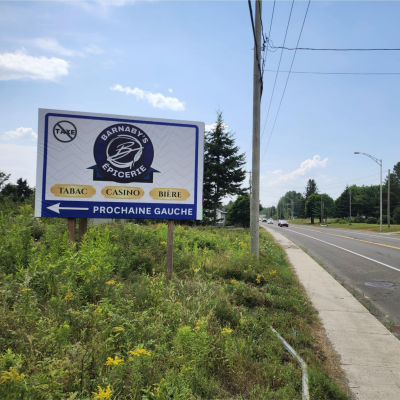 132 Gaspe Highway - Listuguj, Quebec -  Billboard #4104