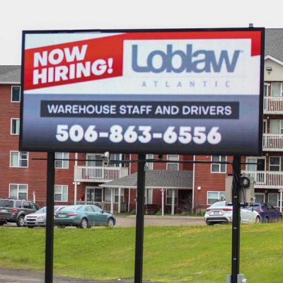 Moncton, NB - Mountain Road - Digital Billboard #86B