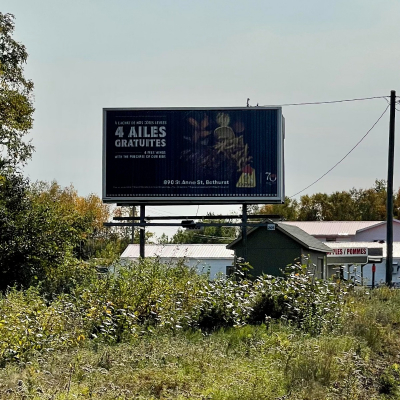 Bathurst, NB - Saint Peter Avenue - Billboard #205