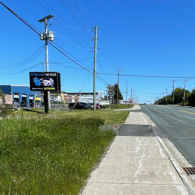 Mount Pearl, NL - Commonwealth Avenue - Digital Billboard #3108