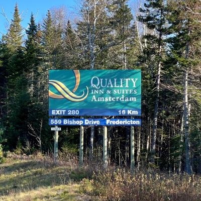 Route 2 - Fredericton - Highway Signage #498