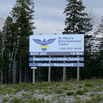 Route 2 - Fredericton - Highway Signage #499