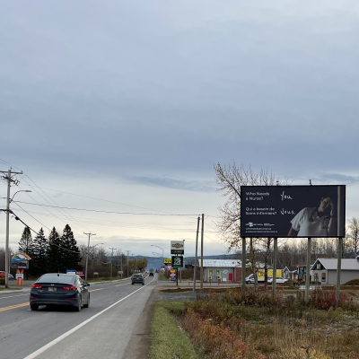 Pointe-a-la-Croix, QC - Blvd Interprovincial  - Highway Billboard #511