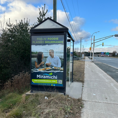 Miramichi, NB - Staples - Douglastown Boulevard - Transit Shelter #0002