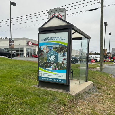 Miramichi, NB - Fort French Cove - King George Highway - Transit Shelter #0016