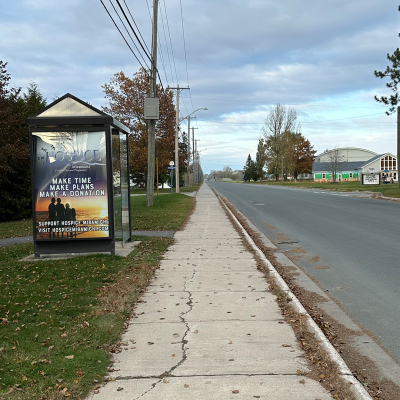 Miramichi, NB - Maher Street - Transit Shelter #0019