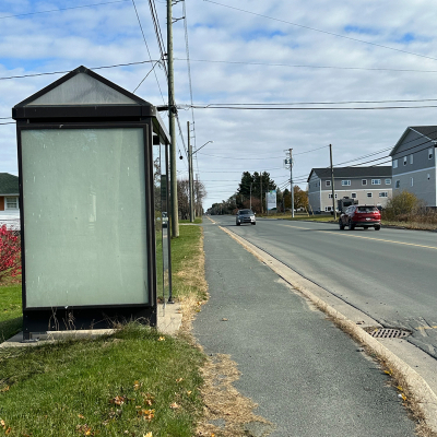 Miramichi, NB - Brad Street - Transit Shelter #0024