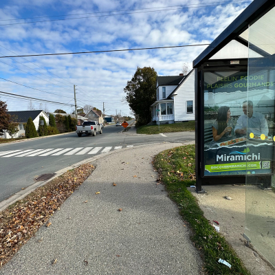 Miramichi, NB - Wellington Playground - Wellington Street - Transit Shelter #0025