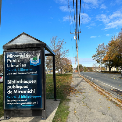 Miramichi, NB - NBCC - University Avenue - Transit Shelter #0026