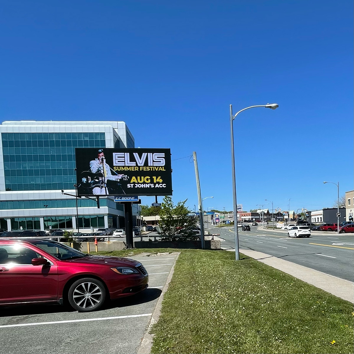 St John's, NL Elizabeth Avenue Digital Billboard 3214